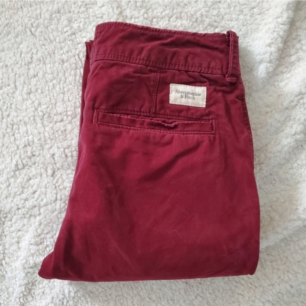 ABERCROMBIE & FITCH Button Fly Brushed Cotton Chinos 29x30